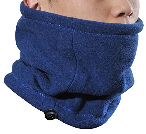 Yeeasy Neck Warmers Gaiters Thick Thermal Fleece Lined Winter Ski Face Mask Unisex Double Layer 8058