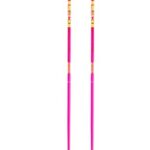 LEKI Spitfire 3D Lightweight Aluminum Ski Poles for Alpine Skiing – Neonmagenta-Neonyellow-Berry – 100 cm