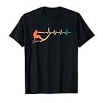 Cool Waterski Art For Men Women Water Ski Coach Water Skiing T-Shirt