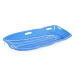 Slippery Racer Downhill Toboggan Snow Sled, Twin Pack – 2 – Blue