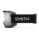 SMITH Squad Goggles with ChromaPop Lens – Performance Snowsports Goggles with Replaceable Lens for Skiing & Snowboarding – for Men & Women – Black + ChromaPop Sun Platinum Mirror