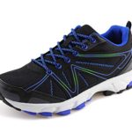 JABASIC Men Outdoor Hiking Shoes Trail Running Sports Sneakers(11,Black)