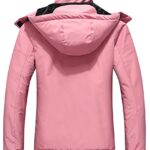 SUOKENI Women’s Waterproof Ski Jacket Warm Winter Snow Coat Hooded Raincoat