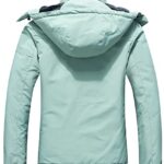 SUOKENI Women’s Waterproof Warm Winter Snow Coat Hooded Raincoat Ski Snowboarding Jacket