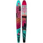 Radar Water Ski 67″ – Women’s Session – Sky Blue / Black / Flamingo