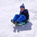 Artikfun 24in Junior Sled Two Pack| Graphic top Deck with High Density Slick Bottom | for Youth and Adults | 3D Molded Foam Construction | Outdoor use for Winter or Summer | Snow Sled and many uses