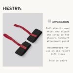 Hestra Women’s Elastic Wrist Handcuff Leashes for Skiing & Snowboarding, Adjustable Glove Strap Accessories, Fits Sizes 5-9 (90/35 mm)