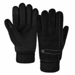 Aniywn Winter Gloves Men Women Touchscreen Running Gloves Cold Weather Warm Gloves Driving Cycling Thermal Gloves