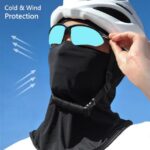 Balaclava Ski Mask Head Mask Full Face Mask Windproof Face Cover Sun UV Protection Scarf Men Women Outdoor Sport Cycling Cap (Black)