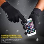 SIMARI Winter Gloves Women Men Ski Gloves Liners Thermal Warm Touch Screen, Perfect for Cycling, Running, Driving, Hiking, Walking, Texting, Freezer Work, Gardening, and Daily Activities 102