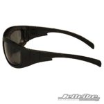 Stealth Hybrid Goggles Matte Black Frame/Smoke Sunglasses Floating Water Jet Ski Goggles Sport Designed for Kite Boarding, Surfer, Kayak, Jetskiing, Other Water Sports.