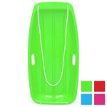 Best Choice Products 35in Kids Outdoor Sport Snow Sled Toboggan w/ Rope – Green