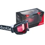 Bolle Mojo Snow Goggles (Matte Black, Vermillion Lens)