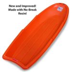 Flexible Flyer Lightning Snow Sleds for Kids & Adults. Plastic Toboggan Sand Slider 48” 3-Pack