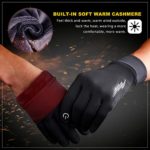 SIMARI Winter Gloves Men Women Touch Screen Glove Cold Weather Warm Gloves Workout Gloves Running Cycling Training