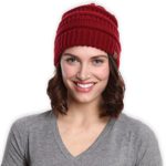 Tough Headwear Cable Knit Beanie – Thick, Soft & Warm Chunky Beanie Hats for Women & Men – Serious Beanies for Serious Style